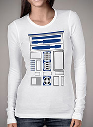 Женская футболка с длинным рукавом R2-D2 Uniform