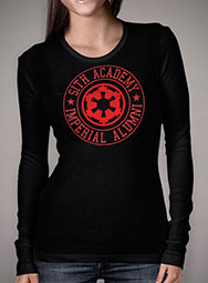 Женская футболка с длинным рукавом Sith Academy - Dark Side Edition