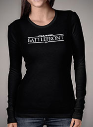 Женская футболка с длинным рукавом Star Wars Battlefront Logo
