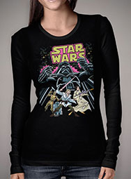 Женская футболка с длинным рукавом Star Wars Comic Book