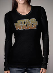 Женская футболка с длинным рукавом Star Wars Logo