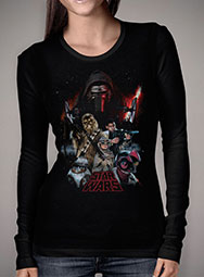 Женская футболка с длинным рукавом Star Wars The Force Awakens
