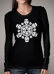 Женская футболка с длинным рукавом Stormtrooper Snowflake