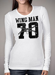 Женская футболка с длинным рукавом X-Wing Wing Man