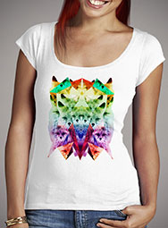 Женская футболка с глубоким вырезом Foxes