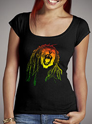 Женская футболка с глубоким вырезом Reggae Jungle