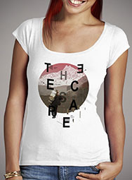 Женская футболка с глубоким вырезом The Escape
