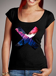 Женская футболка с глубоким вырезом Planet X