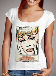 Женская футболка с глубоким вырезом Spaghetti Love Story