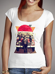 Женская футболка с глубоким вырезом El Camion