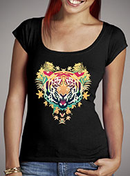 Женская футболка с глубоким вырезом Tiger