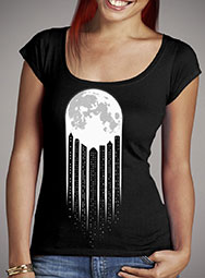 Женская футболка с глубоким вырезом Moon-City