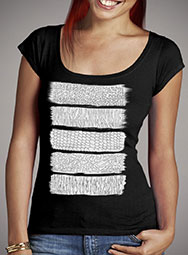 Женская футболка с глубоким вырезом Wild Abstraction