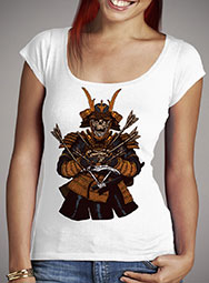 Женская футболка с глубоким вырезом Dead Samurai