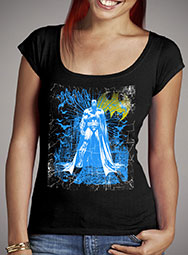Женская футболка с глубоким вырезом Batman - Gotham Avenger