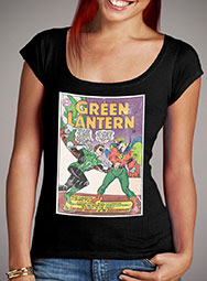 Женская футболка с глубоким вырезом Green Lantern Comic