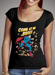 Женская футболка с глубоким вырезом Supermans Feeling Lucky