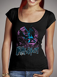 Женская футболка с глубоким вырезом The Dark Knight of Gotham