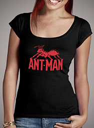 Женская футболка с глубоким вырезом Ant-Man Logo