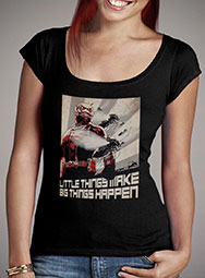 Женская футболка с глубоким вырезом Ant-Man Propaganda