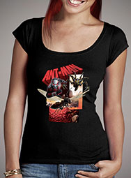 Женская футболка с глубоким вырезом Ant-Man Rides