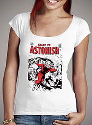 Женская футболка с глубоким вырезом Astonishing Ant-Man