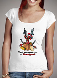 Женская футболка с глубоким вырезом Deadpool Fundamentals