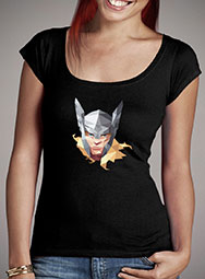 Женская футболка с глубоким вырезом Geometric Thor