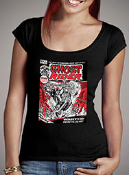 Женская футболка с глубоким вырезом Ghost Rider Comic