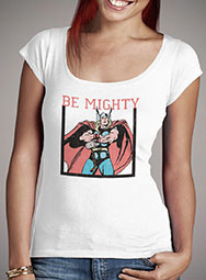 Женская футболка с глубоким вырезом Mighty Thor