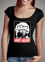 Женская футболка с глубоким вырезом Obey Ant-Man