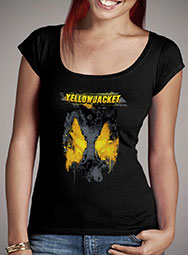 Женская футболка с глубоким вырезом The Yellowjacket