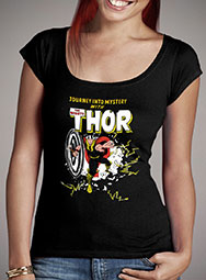 Женская футболка с глубоким вырезом Thors Journey