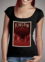 Женская футболка с глубоким вырезом Wilson Fisk Kingping