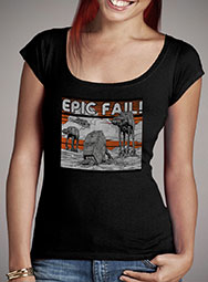 Женская футболка с глубоким вырезом AT-AT Epic Fail