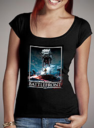 Женская футболка с глубоким вырезом Battlefront AT-AT