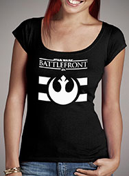 Женская футболка с глубоким вырезом Battlefront Rebel Alliance Symbol