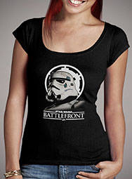 Женская футболка с глубоким вырезом Battlefront Stormtrooper
