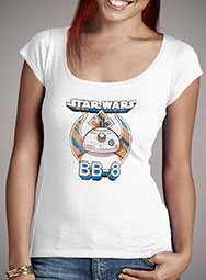 Женская футболка с глубоким вырезом BB-8