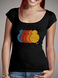Женская футболка с глубоким вырезом BB-8 Rainbow