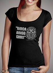 Женская футболка с глубоким вырезом Chewbacca Quote