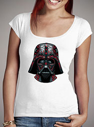 Женская футболка с глубоким вырезом Darth Vader Sith Markings