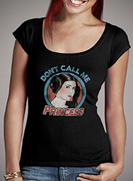 Женская футболка с глубоким вырезом Dont Call Me Princess