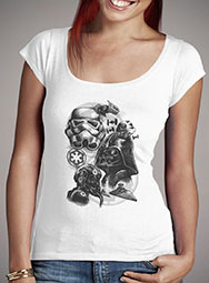 Женская футболка с глубоким вырезом Empire Sketch