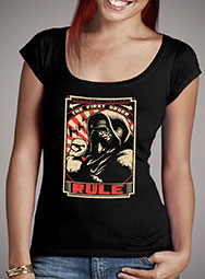 Женская футболка с глубоким вырезом First Order Propaganda