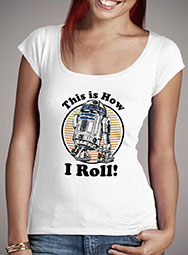 Женская футболка с глубоким вырезом How I Roll