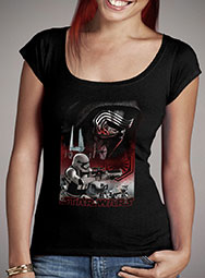 Женская футболка с глубоким вырезом Kylos War
