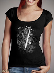 Женская футболка с глубоким вырезом Shadow of Kylo Ren