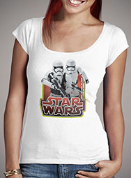 Женская футболка с глубоким вырезом Stormtroopers