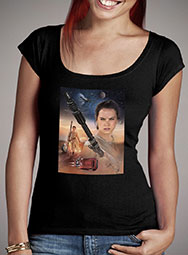 Женская футболка с глубоким вырезом The Rise of Rey